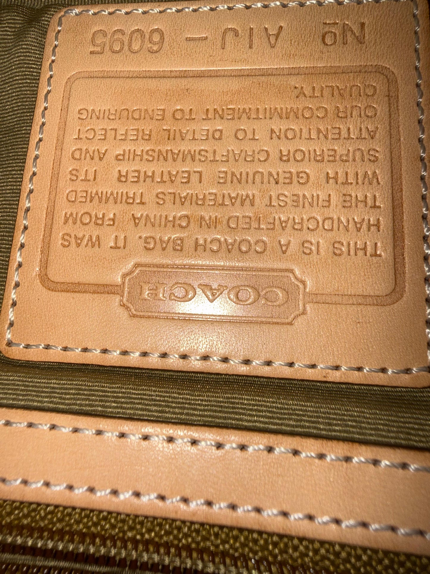 Coach Hampton Soho Baguette in Ivory/Cream