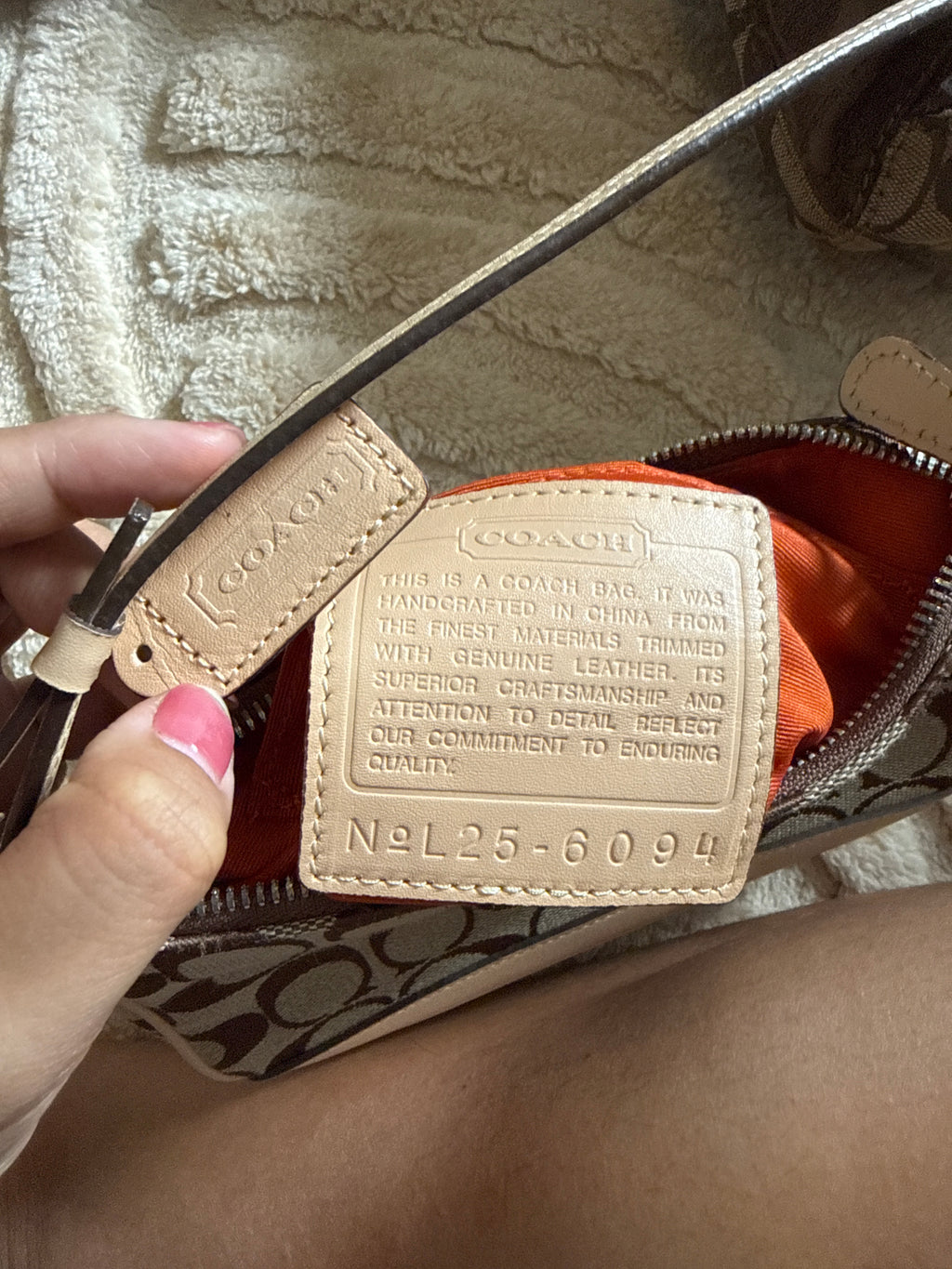 Coach Demi Pochette Mini Signature - Brown/Beige