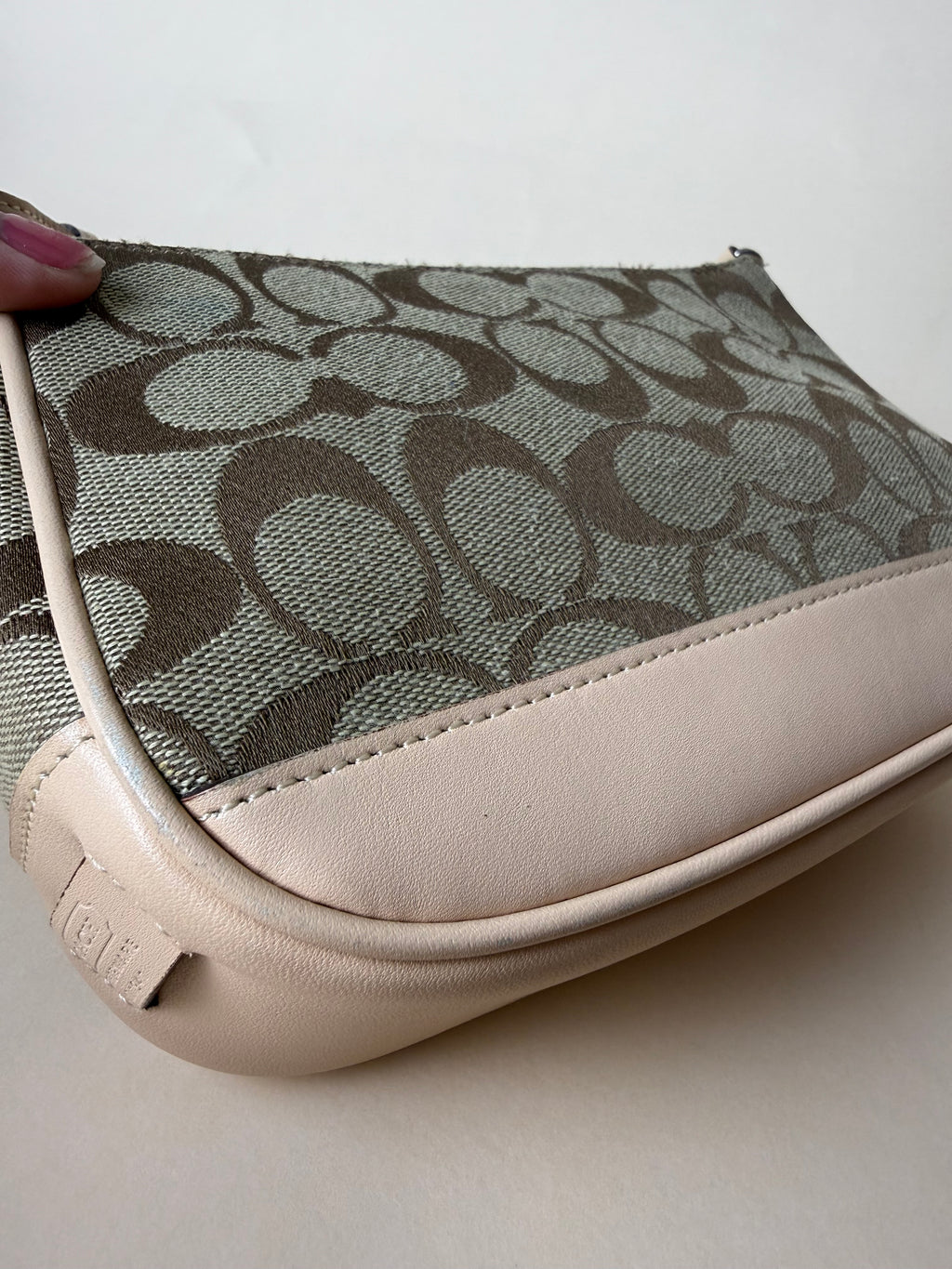 Coach Demi Pochette Mini Signature - Brown/Beige