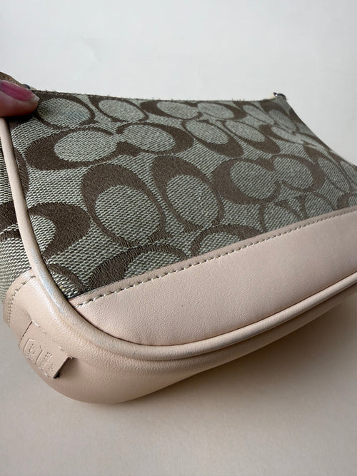 Coach Demi Pochette Mini Signature - Brown/Beige