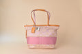 Coach Signature Stripe Tote – Pink Multi