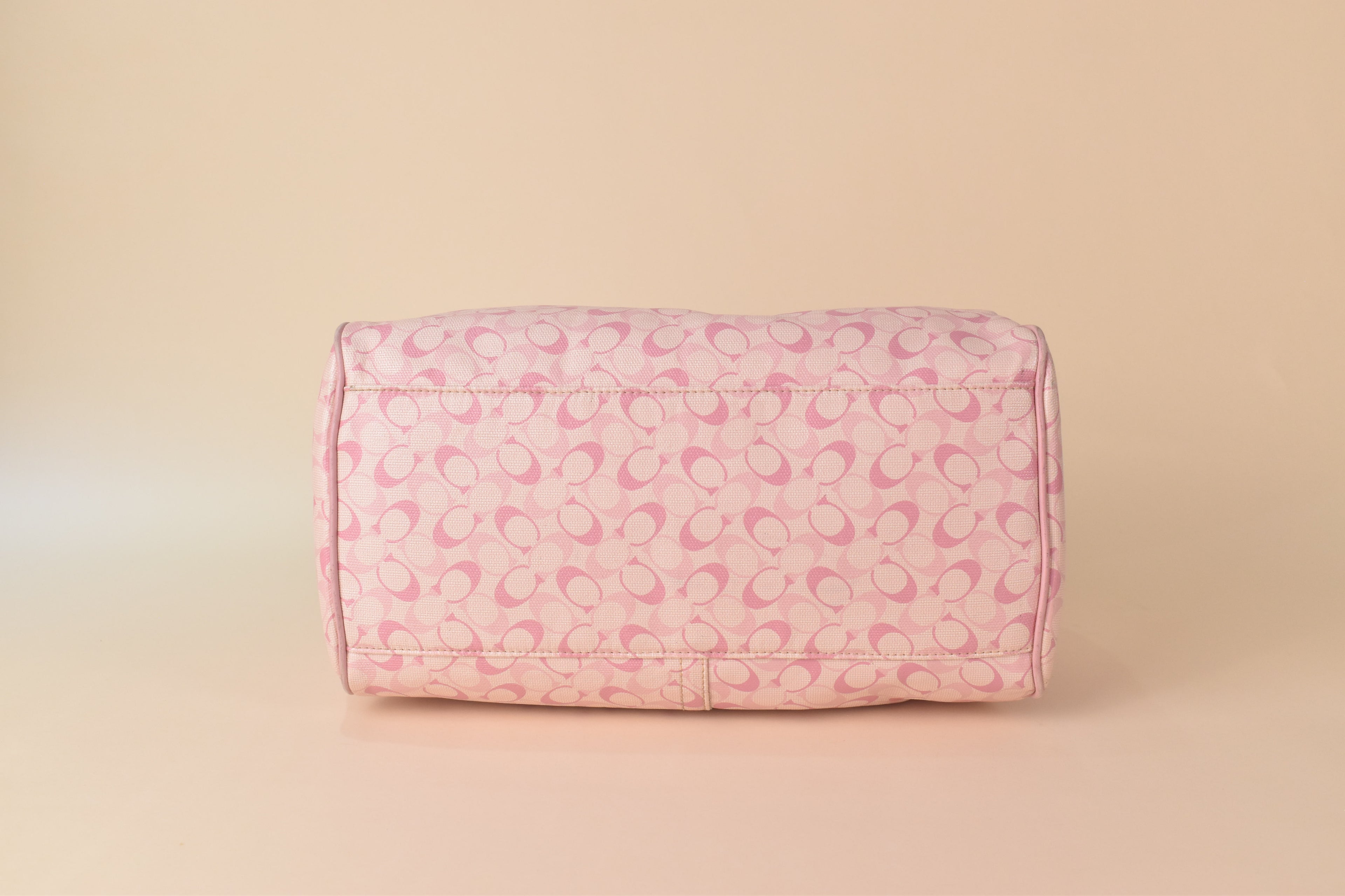 Coach Poppy Op Art Glam Satchel – Pink