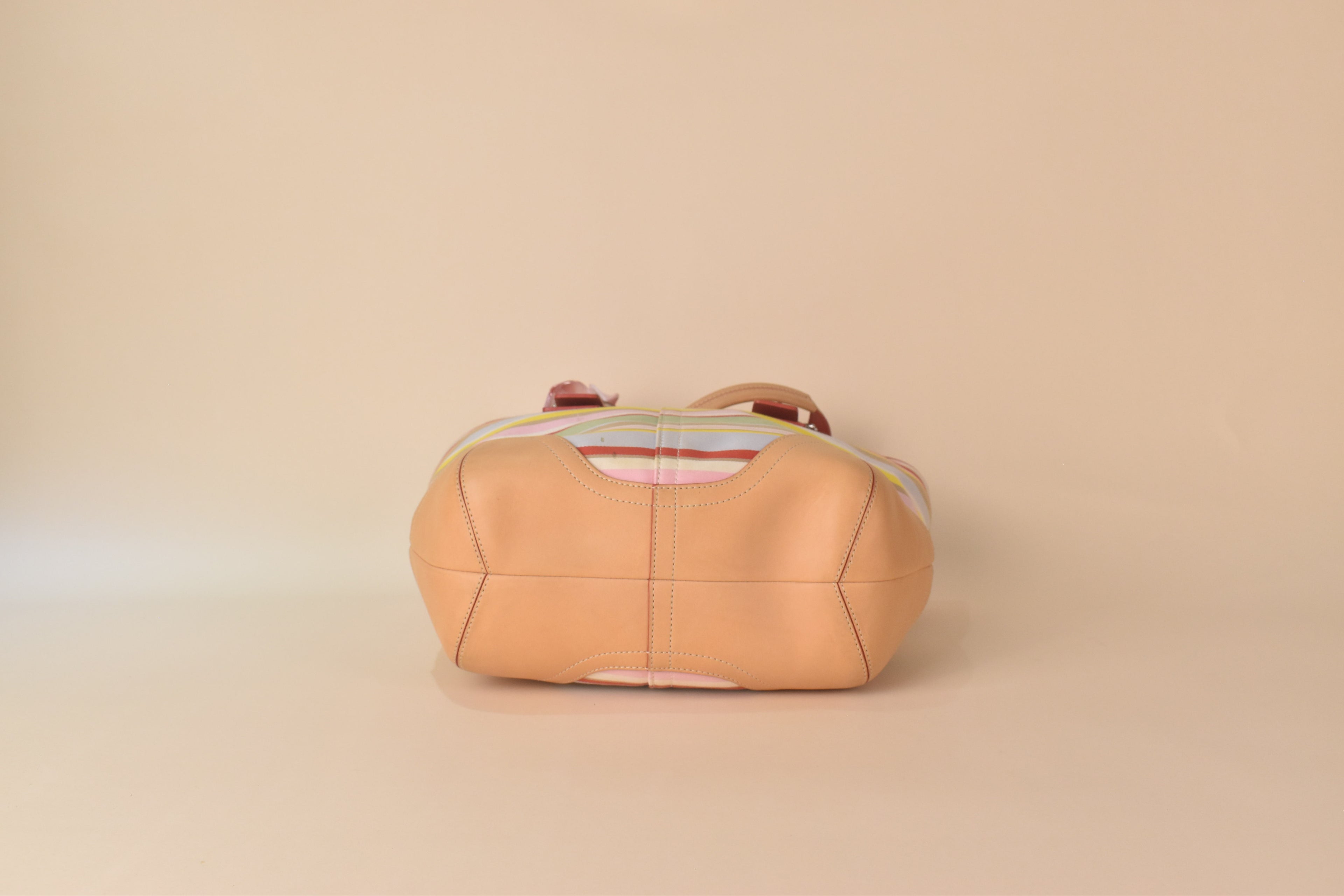 Coach Hamptons Weekend Stripe Tote - Multi