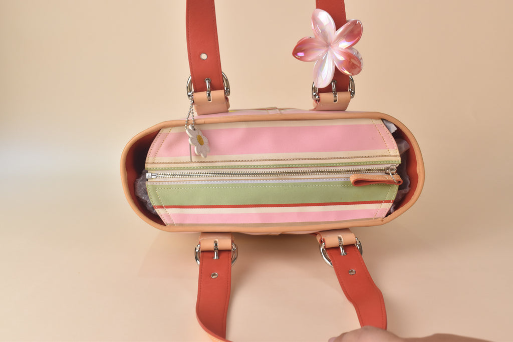 Coach Hamptons Weekend Stripe Tote - Multi