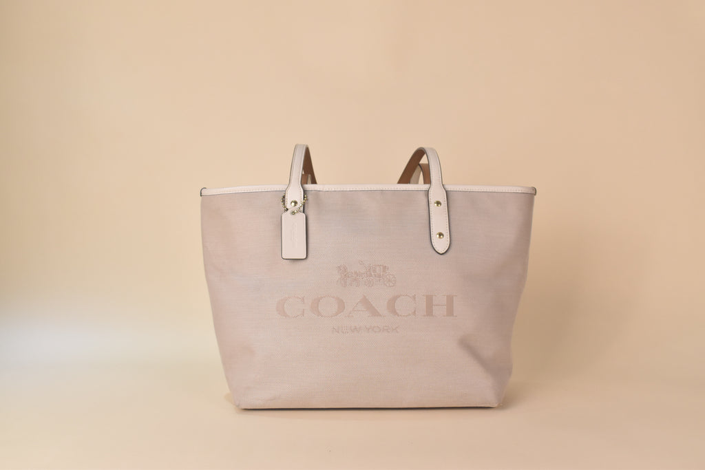 Coach City Tote – Chalk/Light Khaki