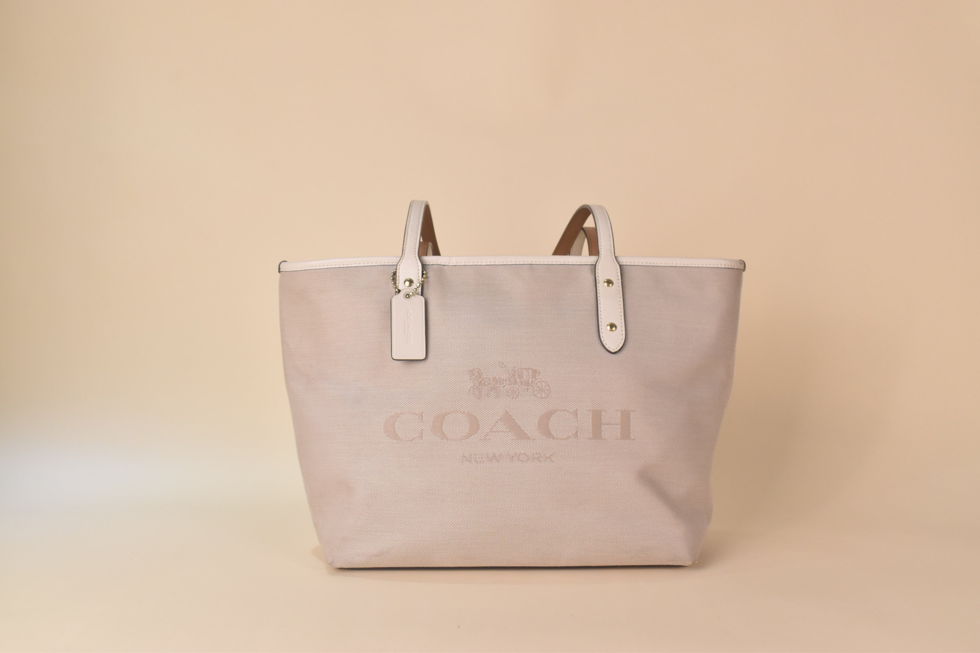 Coach City Tote – Chalk/Light Khaki