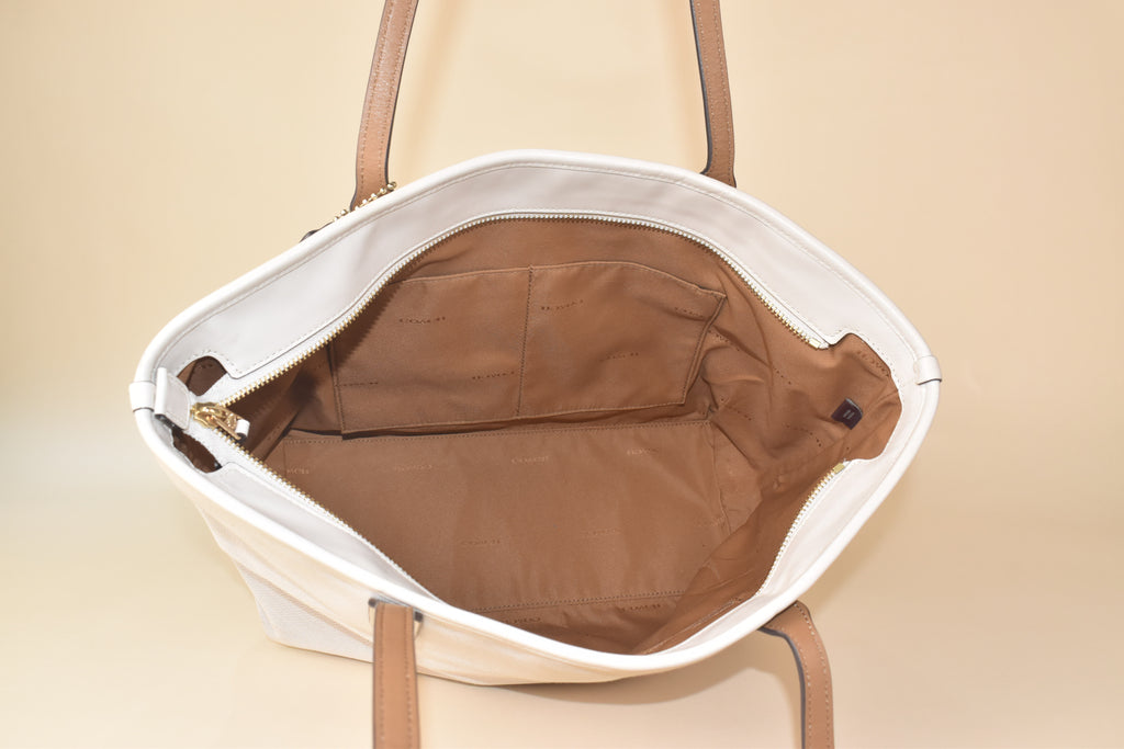 Coach City Tote – Chalk/Light Khaki