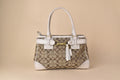 Coach Signature Hampton Carryall – Khaki/White