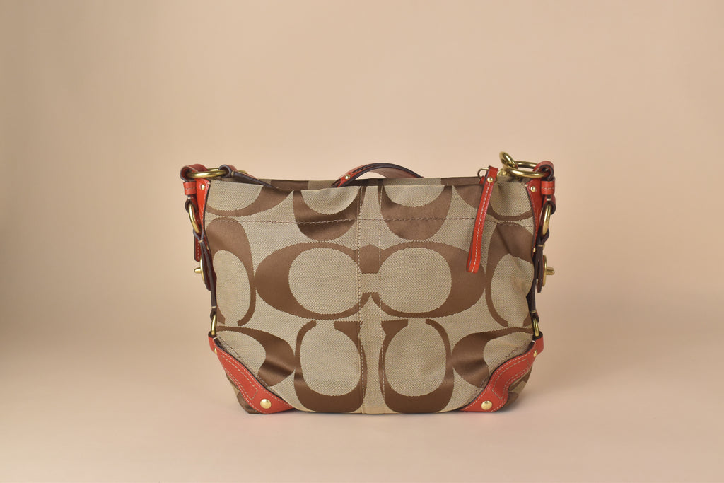 Coach Signature Carly Large Hobo – Red