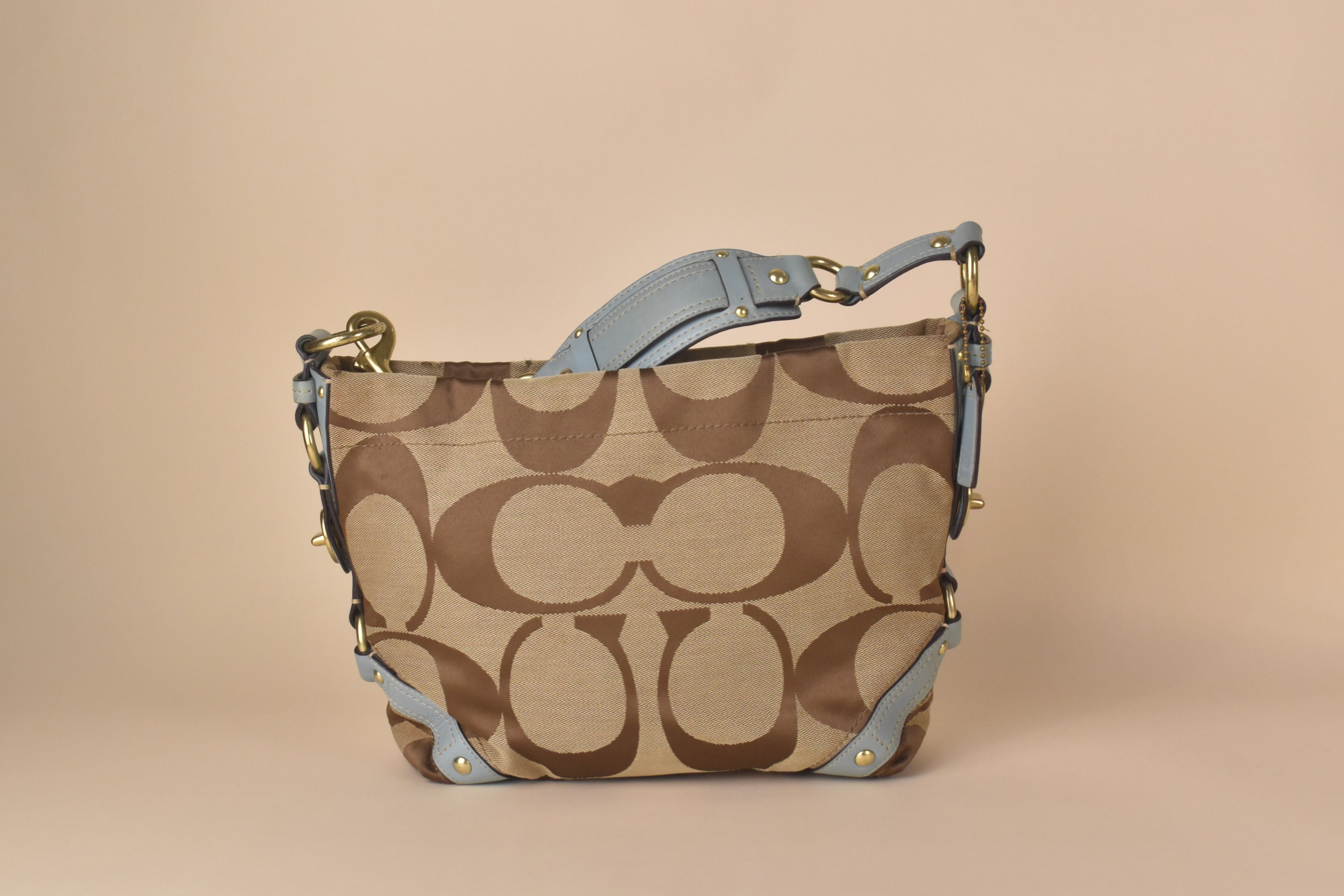 Coach Signature Carly Large Hobo – Blue