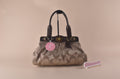 Coach Garnet Gathered Satchel - Khaki/Brown
