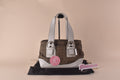 Coach Hamptons Signature Tote - Khaki/White