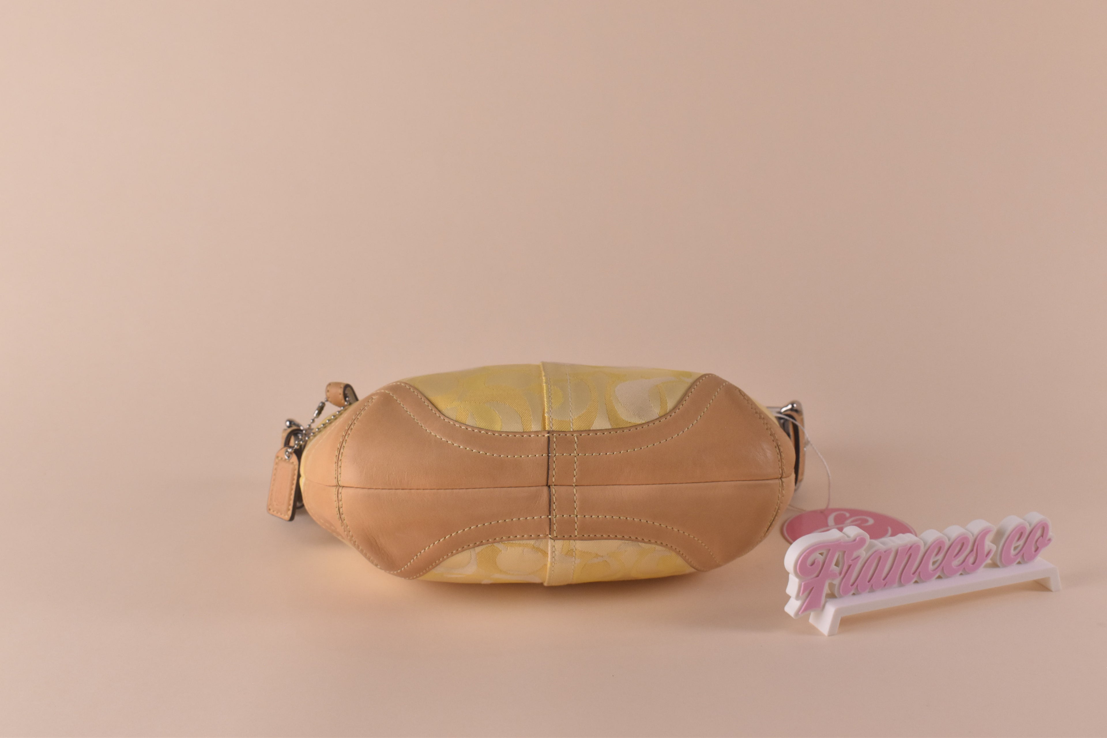 Coach Optic Signature Hobo - Lemon Yellow