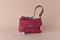 Coach Soho Leather Flap Shoulder Bag - Raspberry Pink