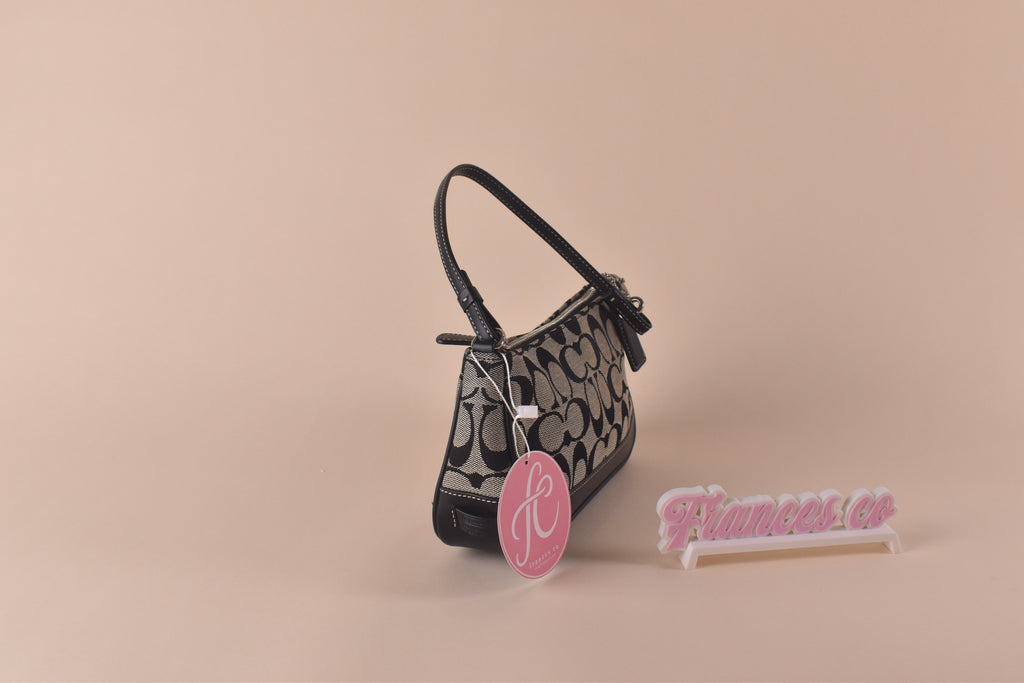 Coach Signature Demi Pochette - Black/Gray