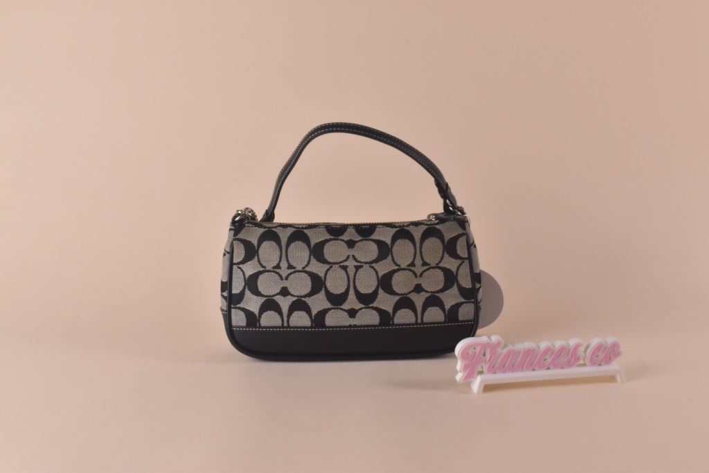 Coach Signature Demi Pochette - Black/Gray