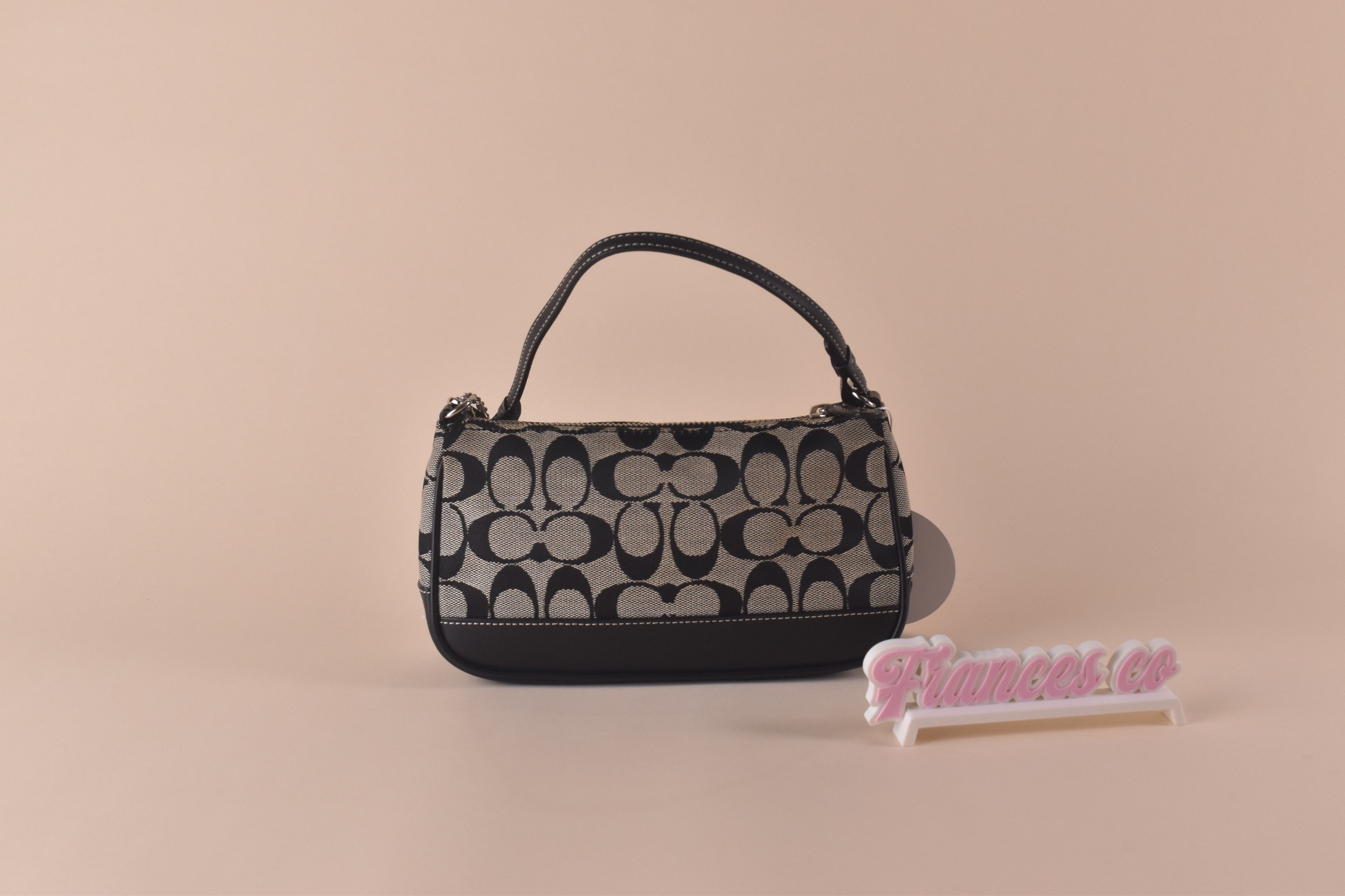 Coach Signature Demi Pochette - Black/Gray