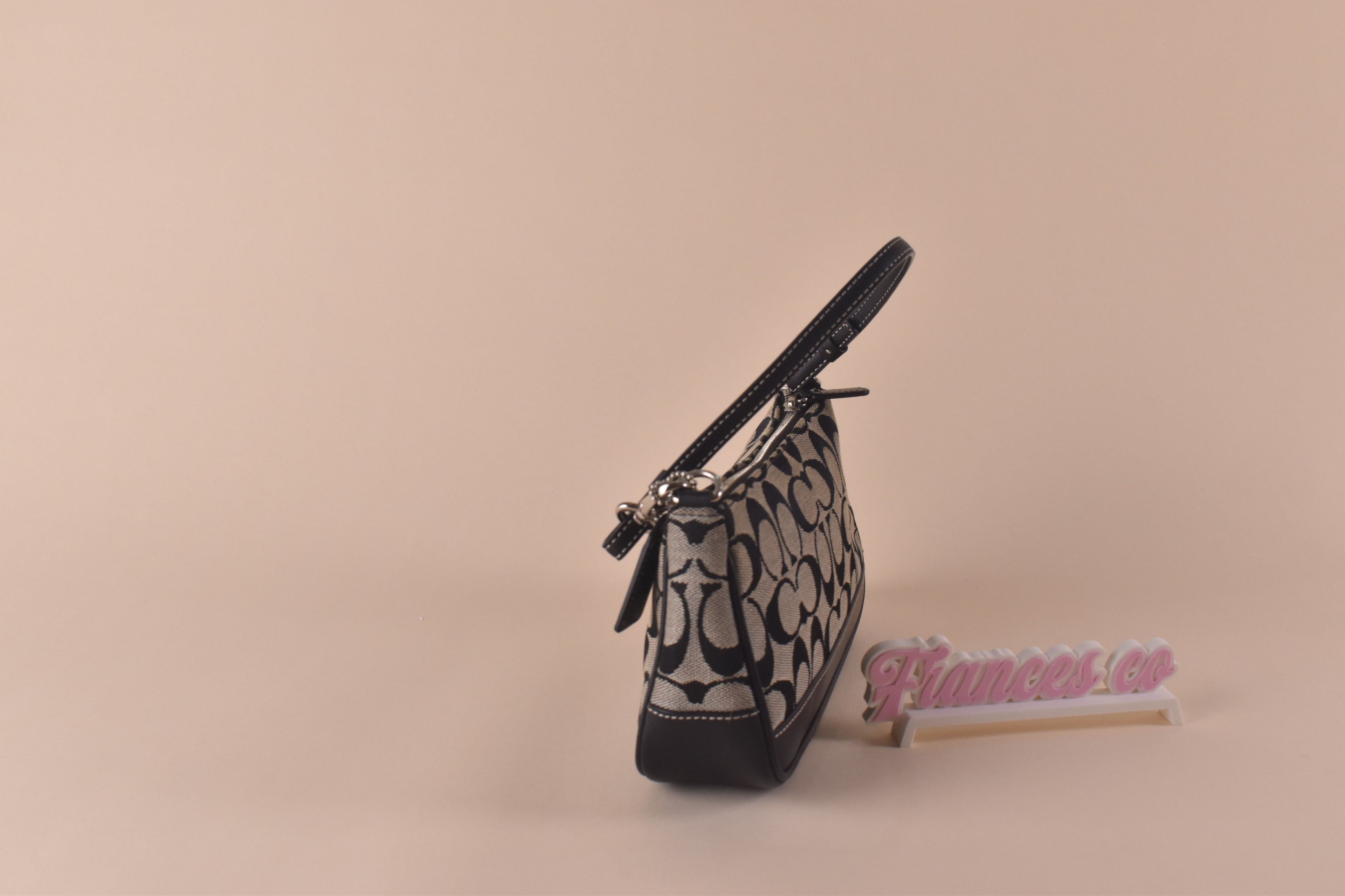 Coach Signature Demi Pochette - Black/Gray