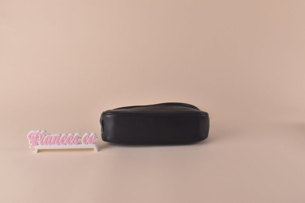 Coach Signature Demi Pochette - Black on Black