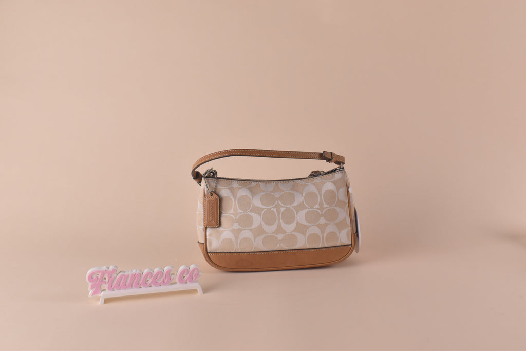 Coach Signature Demi Pochette - Light Khaki