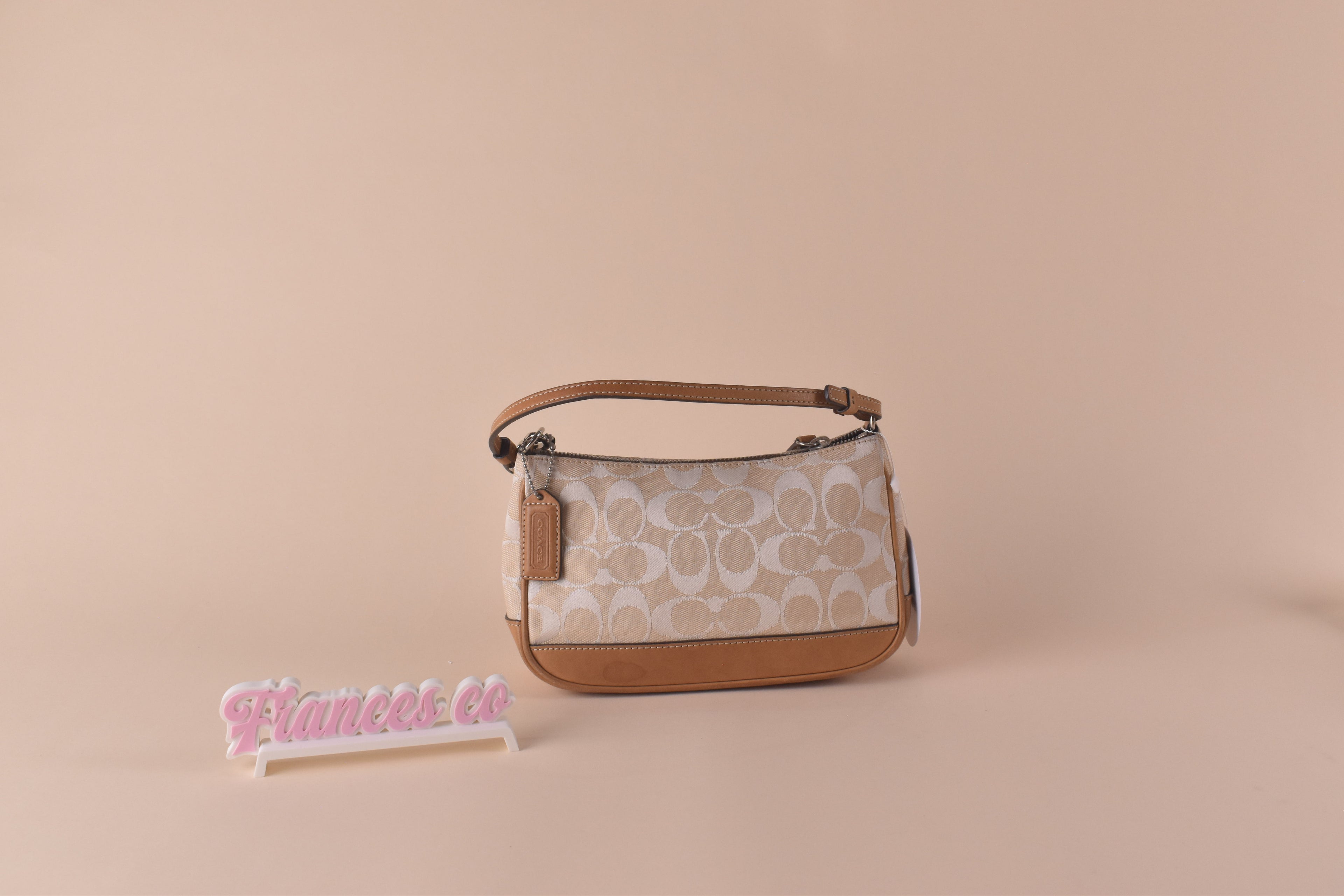 Coach Signature Demi Pochette - Light Khaki