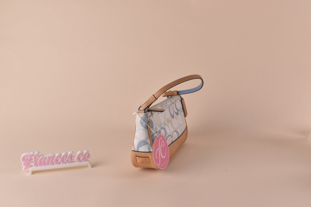 Coach Signature Demi Pochette - Optic Blue