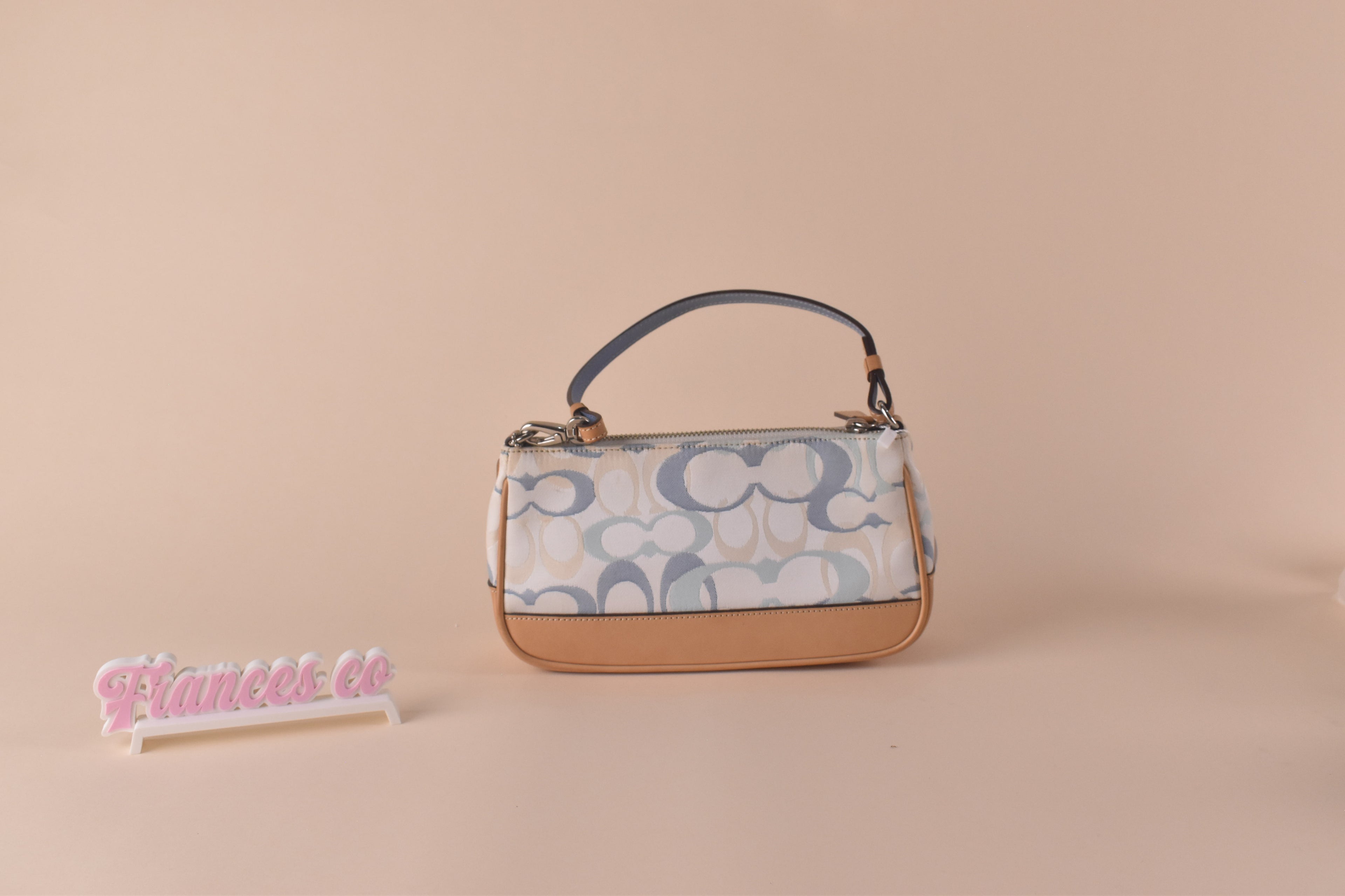 Coach Signature Demi Pochette - Optic Blue