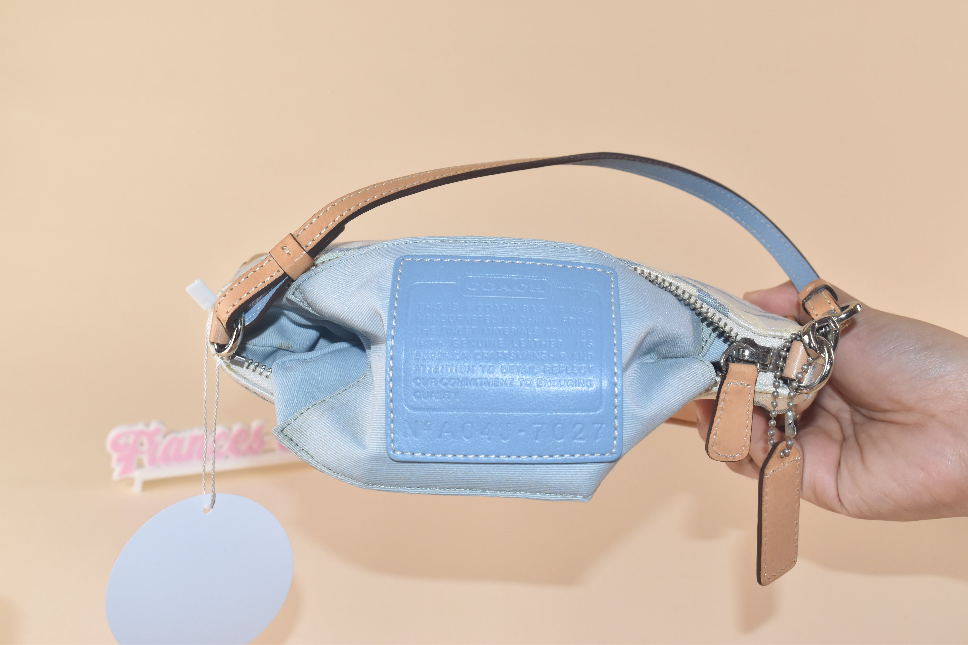Coach Signature Demi Pochette - Optic Blue