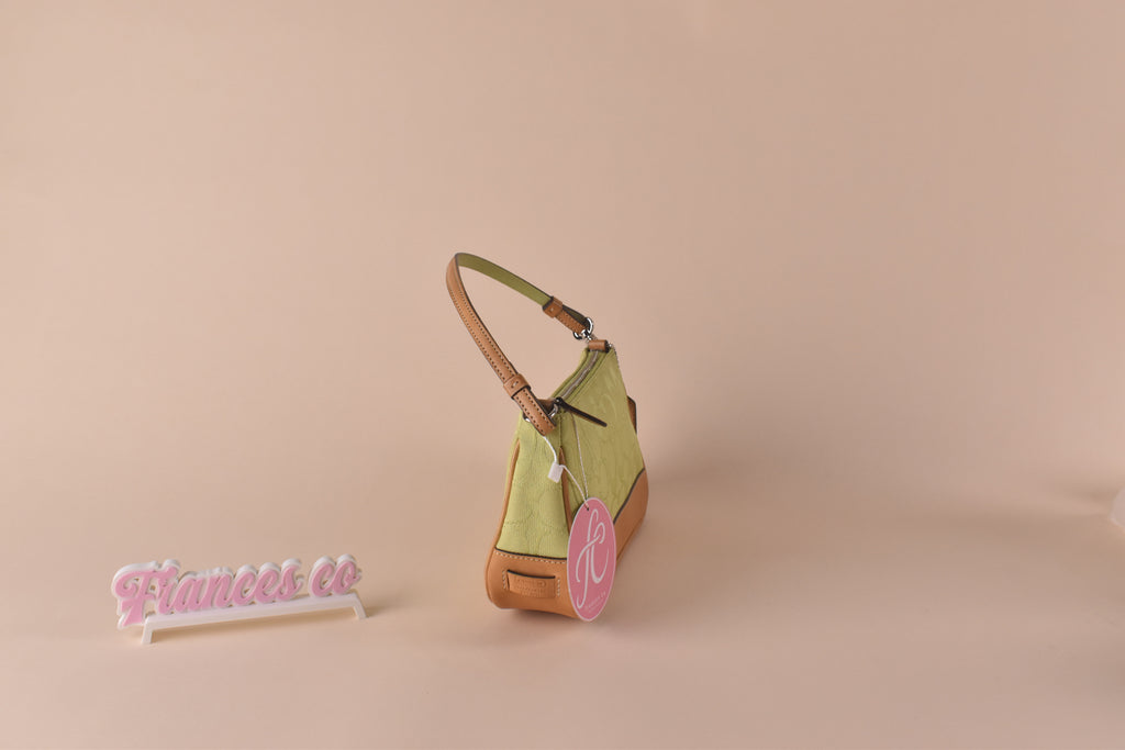 Coach Signature Demi Pochette - Lime Green
