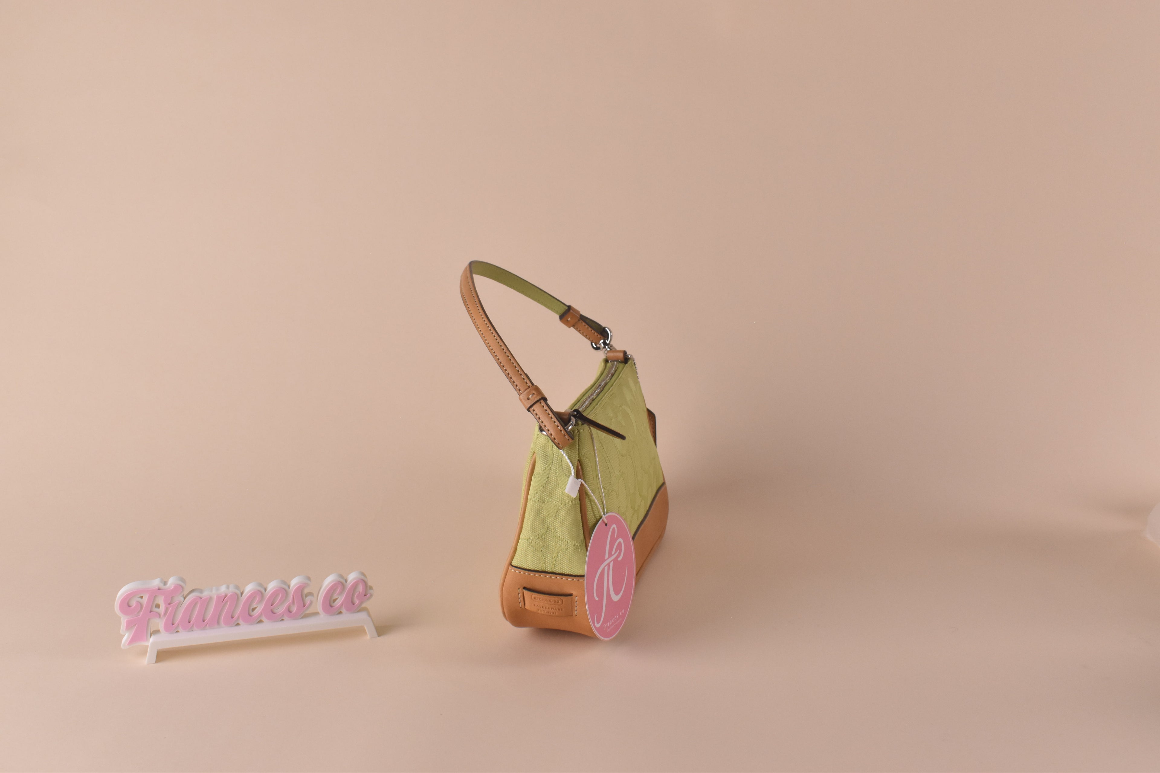 Coach Signature Demi Pochette - Lime Green