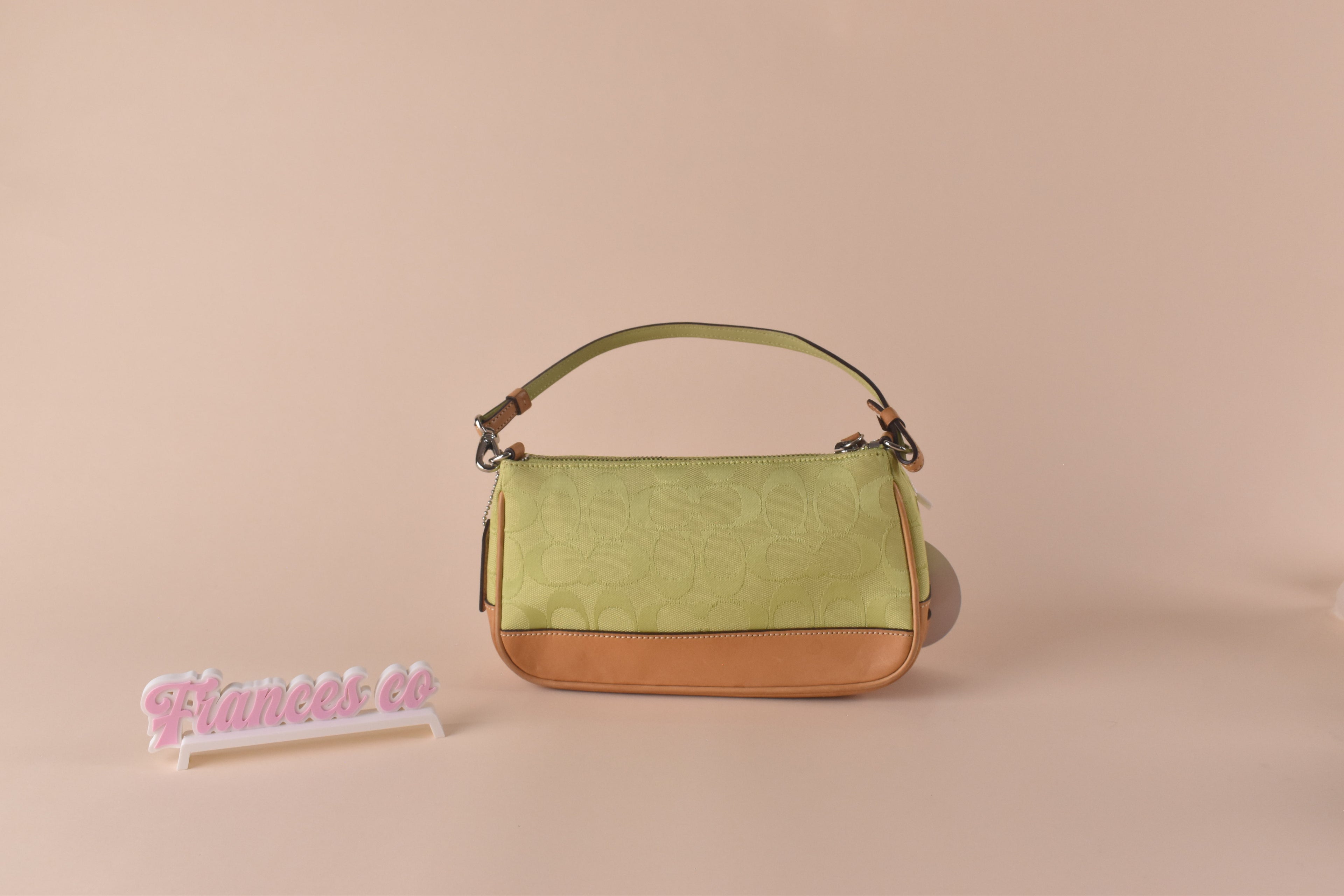 Coach Signature Demi Pochette - Lime Green