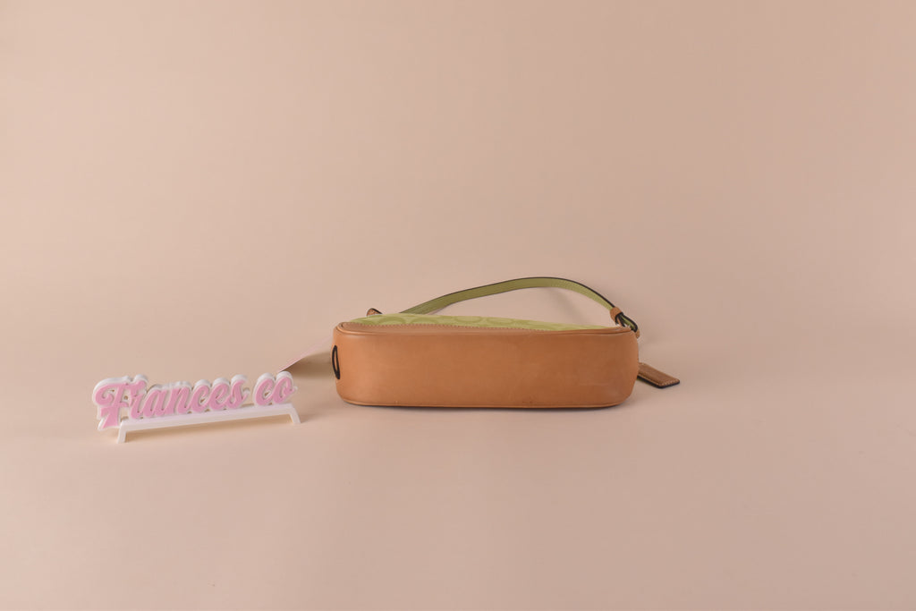 Coach Signature Demi Pochette - Lime Green