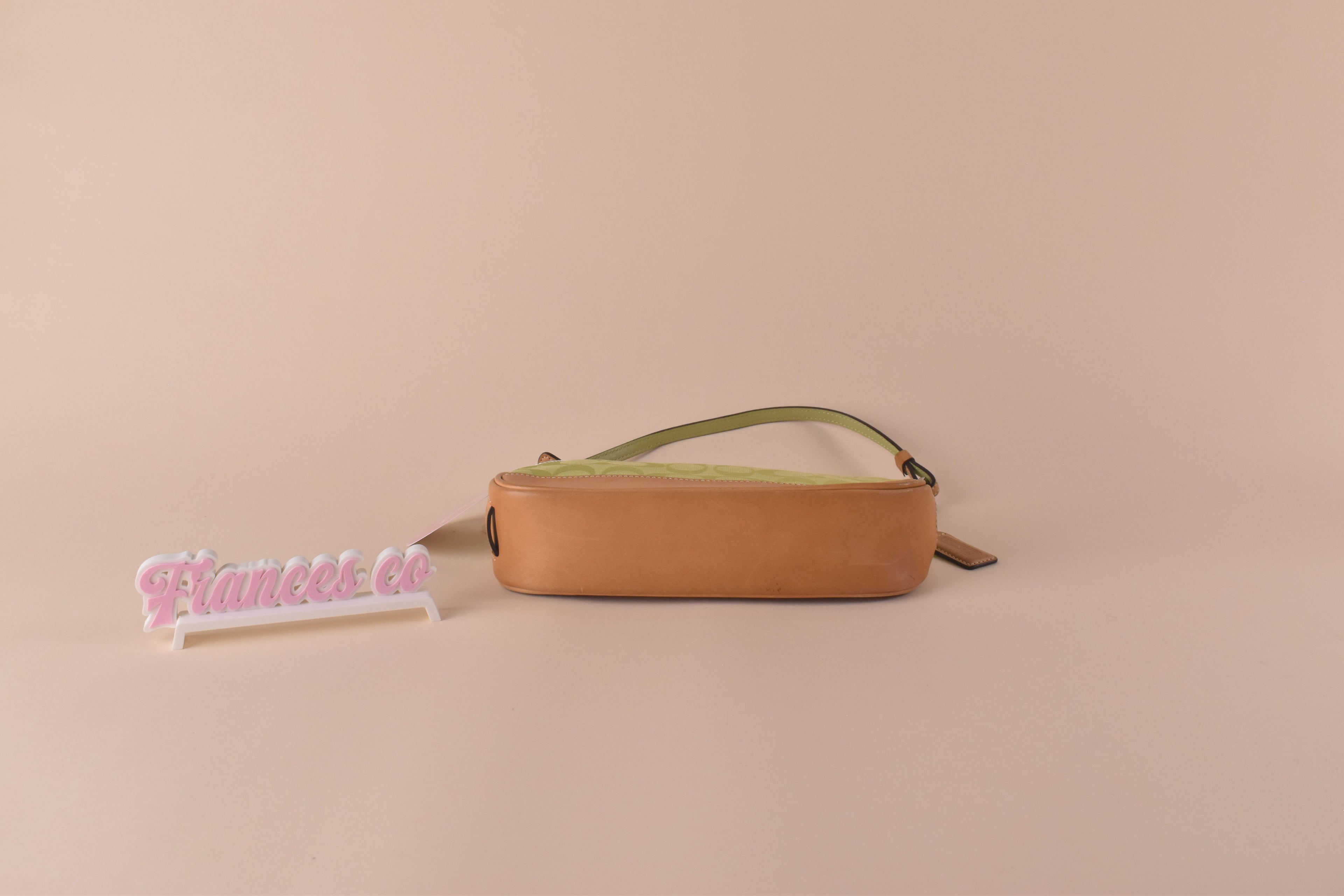 Coach Signature Demi Pochette - Lime Green