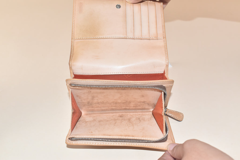 Coach Signature Snap Wallet