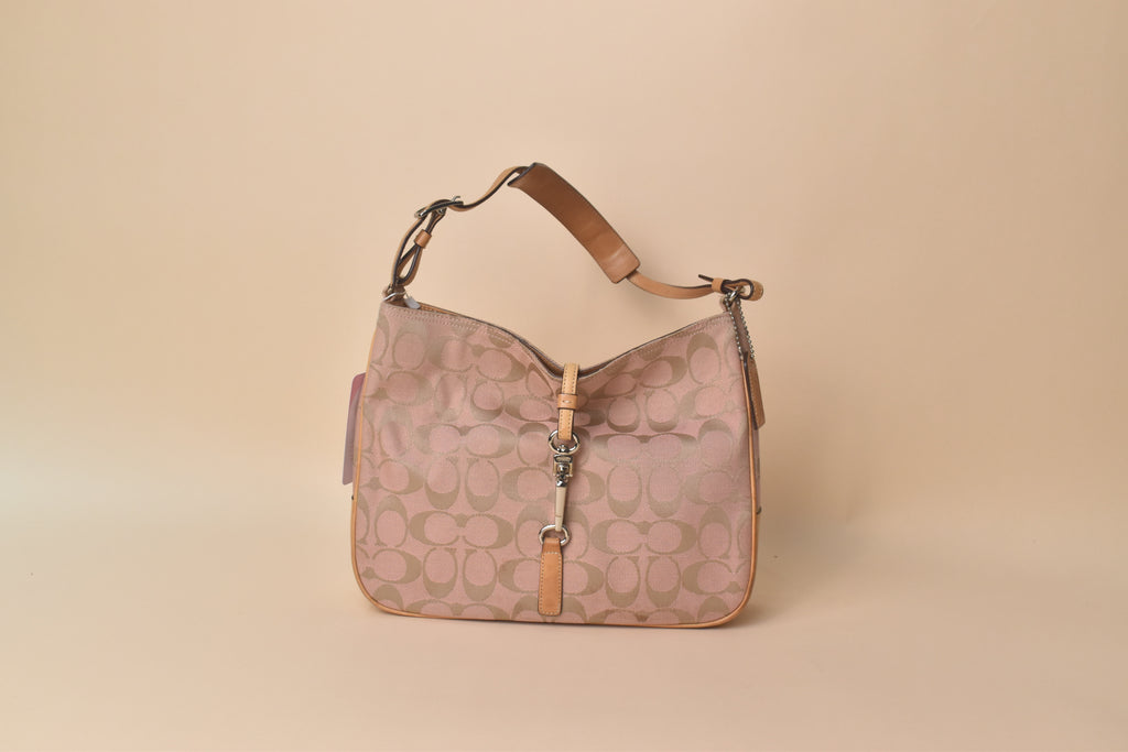 Coach Hampton Clip Hobo – Blush Pink