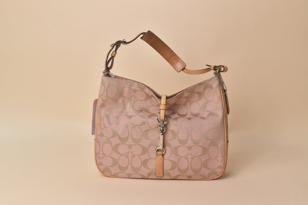 Coach Hampton Clip Hobo – Blush Pink