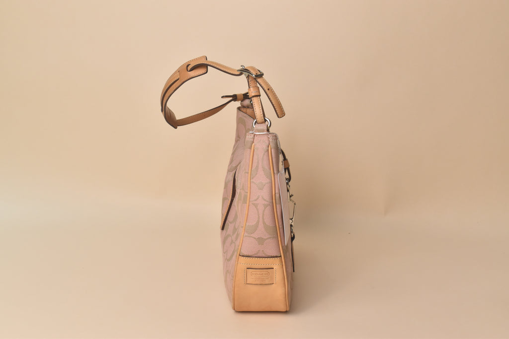 Coach Hampton Clip Hobo – Blush Pink