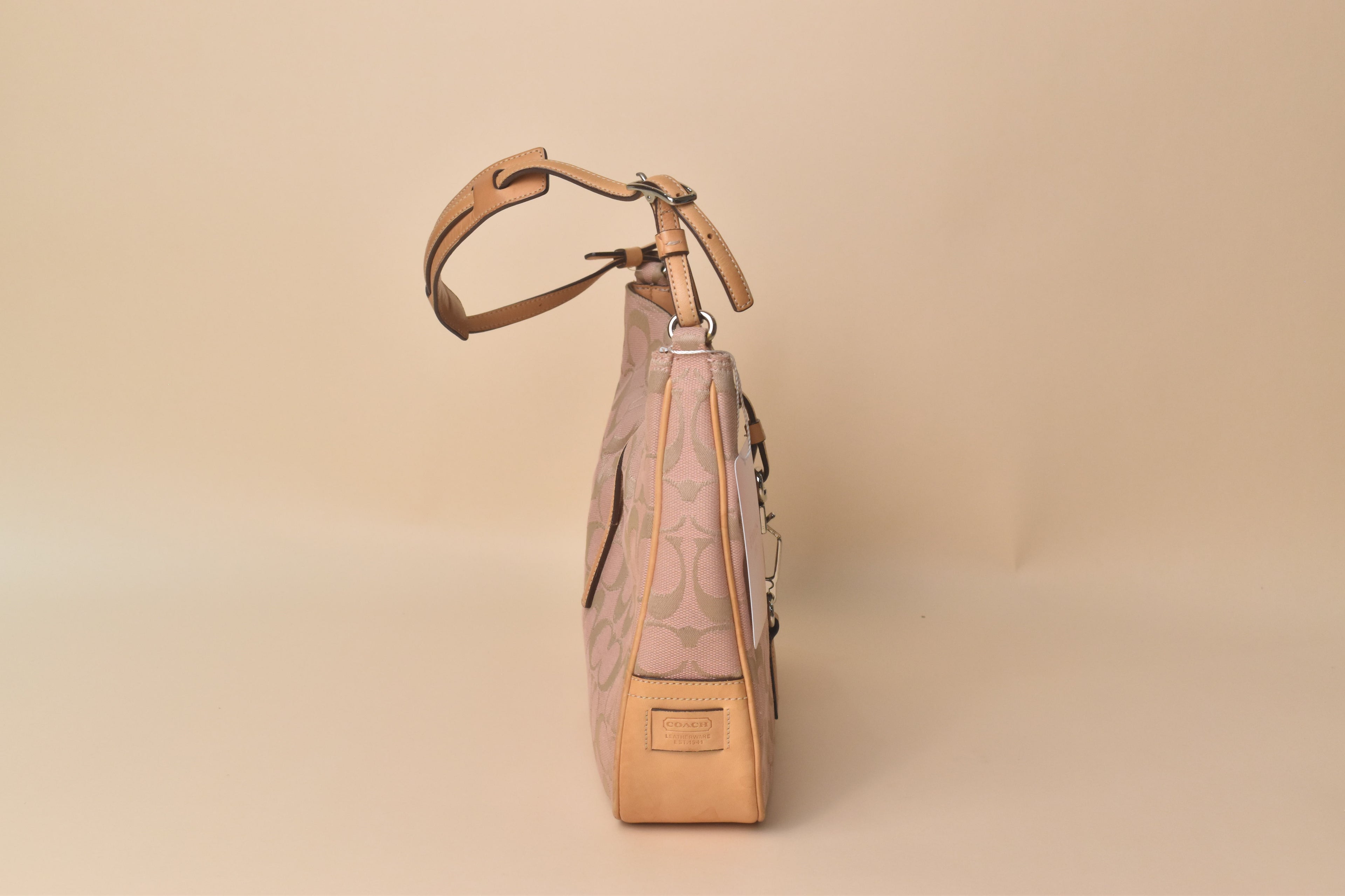 Coach Hampton Clip Hobo – Blush Pink