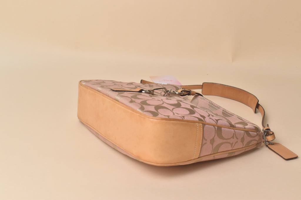 Coach Hampton Clip Hobo – Blush Pink