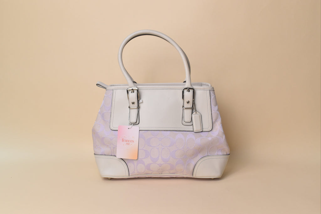 Coach Soho Signature Satchel – Lavender Mist