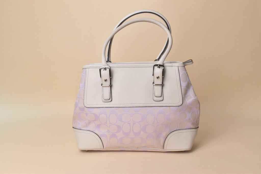 Coach Soho Signature Satchel – Lavender Mist