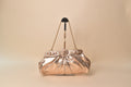 Coach Garnet Mini Chain Gathered Lurex Bag – Rose Gold