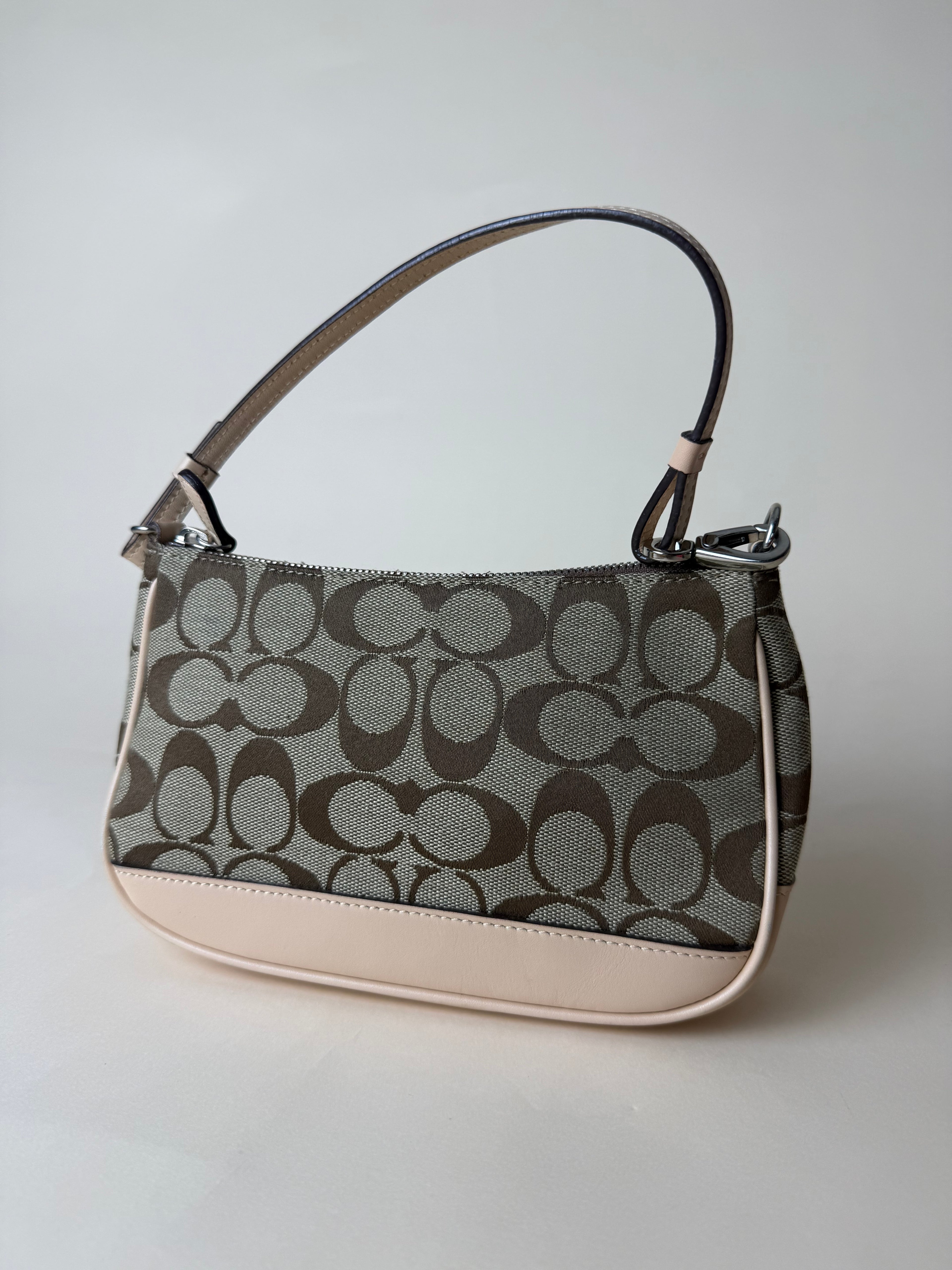 Coach Demi Pochette Mini Signature - Brown/Beige