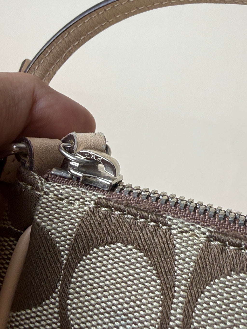 Coach Demi Pochette Mini Signature - Brown/Beige