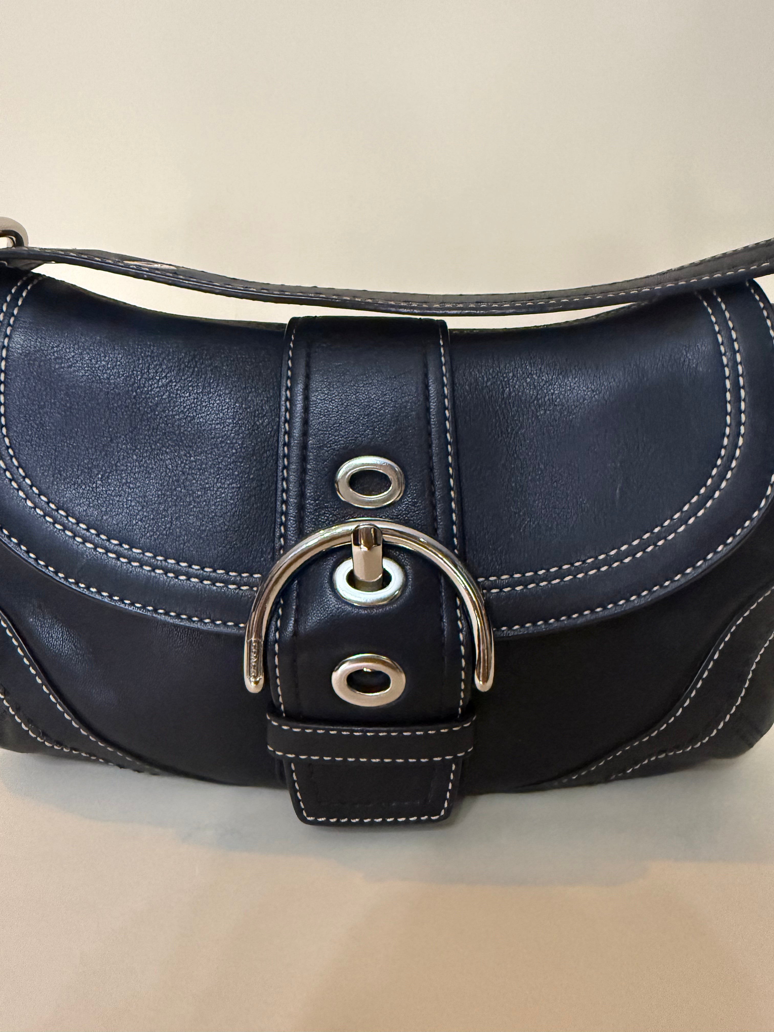 Coach Mini Soho in Black leather