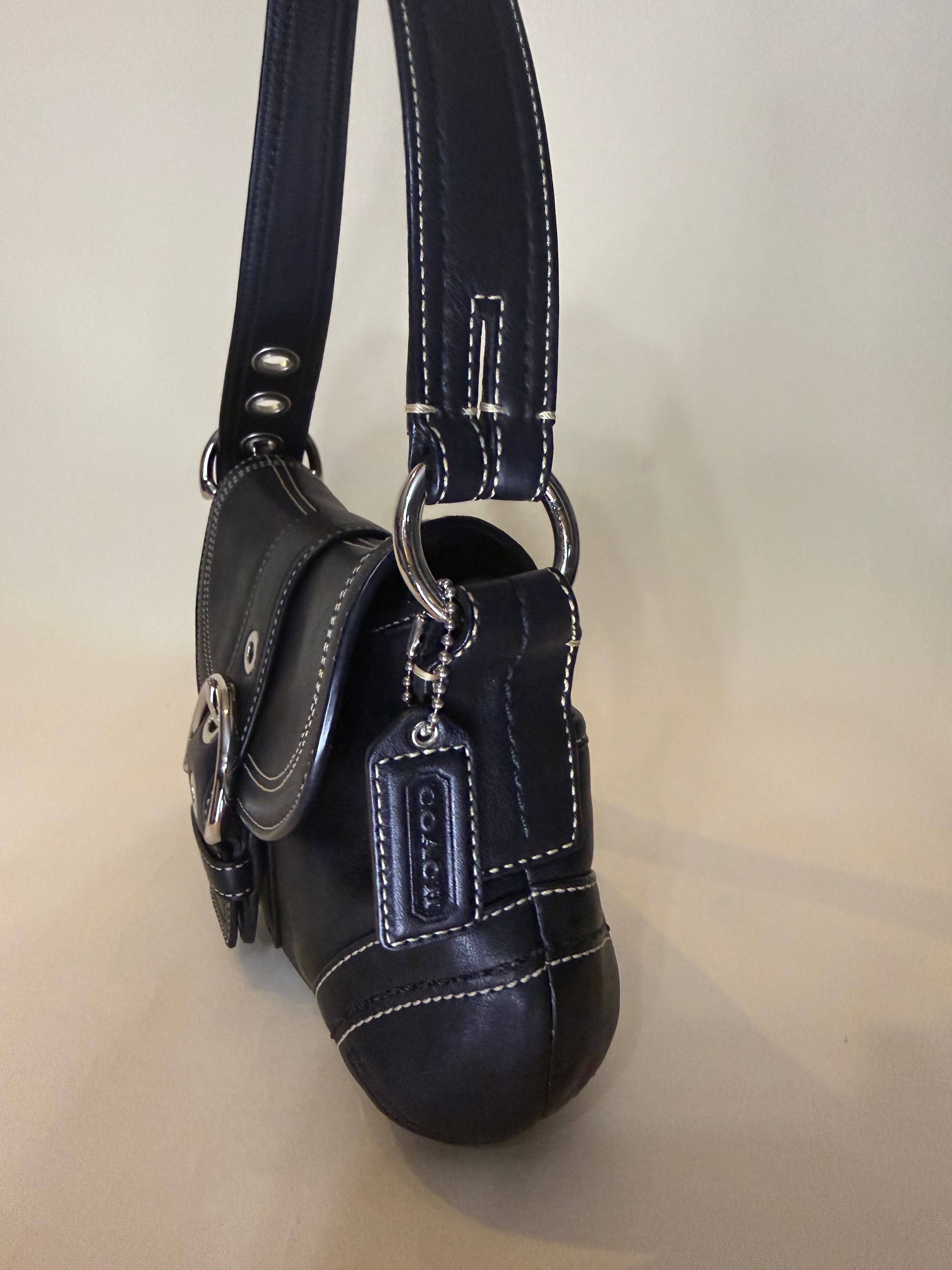 Coach Mini Soho in Black leather