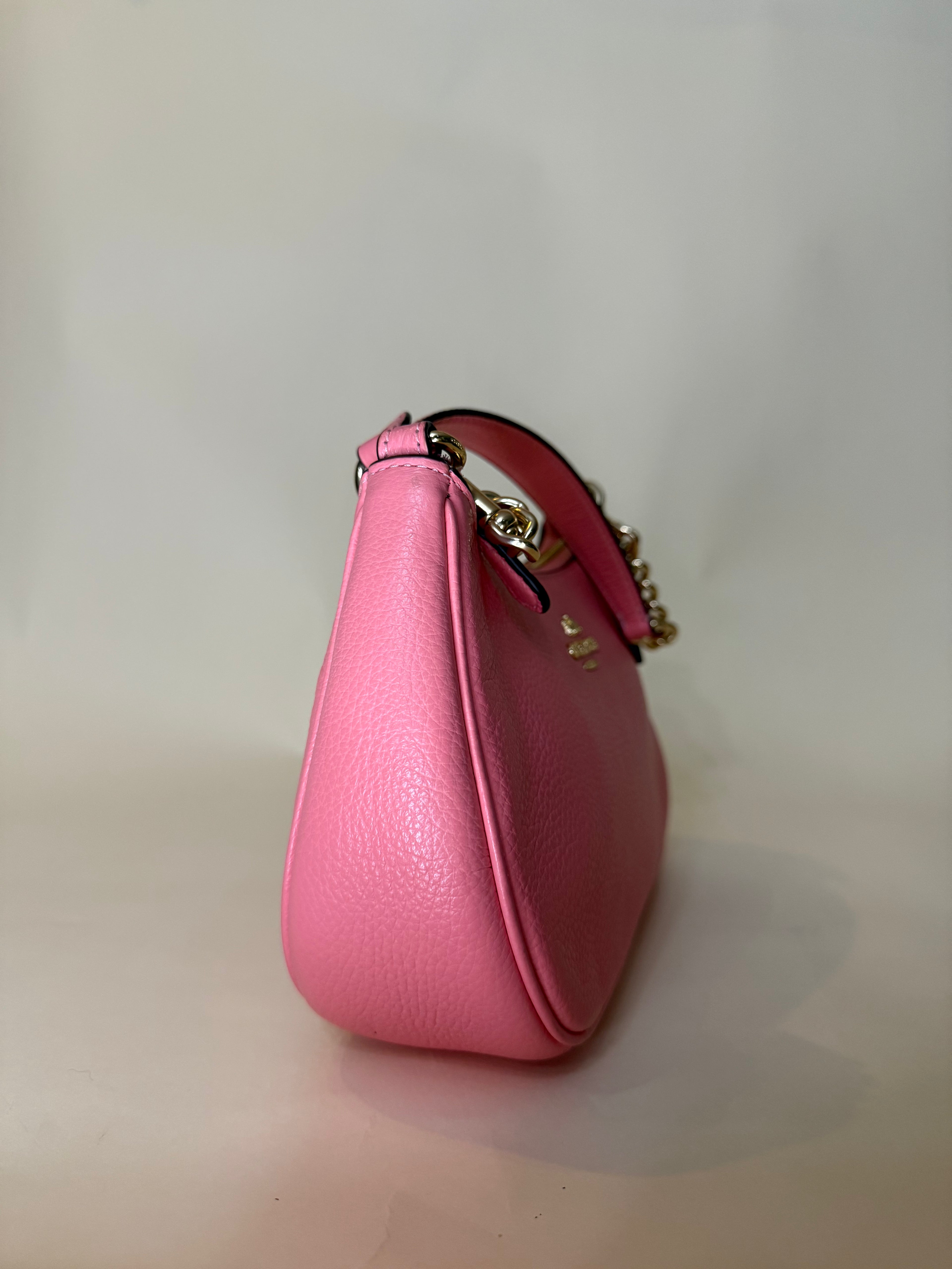 Coach Teri Hobo in rare Bubblegum pink