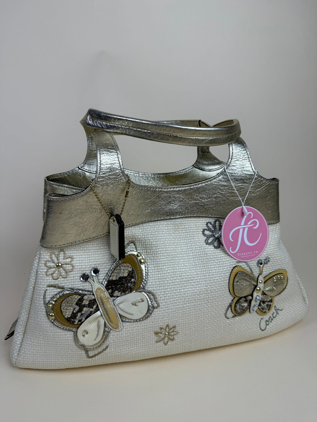 Coach Butterfly Appliqué Tote Bag - Gold