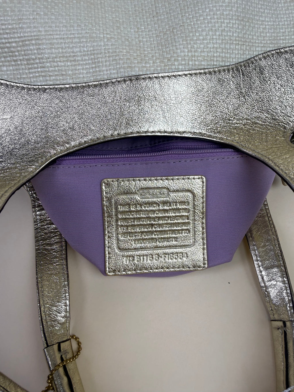 Coach Butterfly Appliqué Tote Bag - Gold
