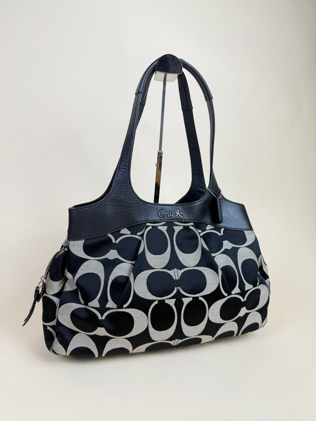 Coach Signature Multifunction Lexi Tote - Black/White